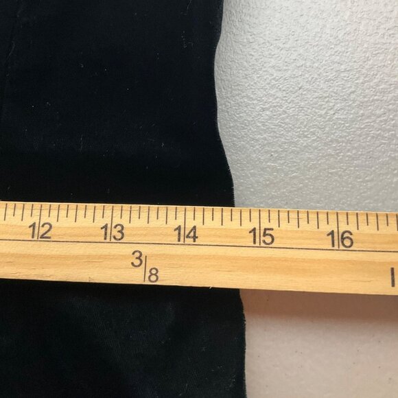 VTG Scott McClintock Small Black Velvet Gown Dress Back Lace-Up Back Goth Fairy - Picture 13 of 16